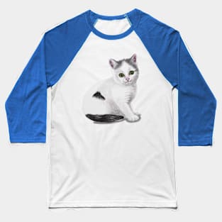 Cute Kitten Baseball T-Shirt